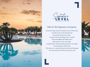 The Signature Level at Grand Palladium Sicilia Resort & Spa - Amenities and Services