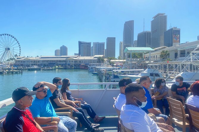 Double Decker City Tour & 75 Min Miami Cruise Millionaire Homes - Exploring the City by Double Decker