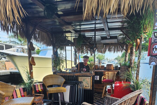 Fun Floating Tiki Barge Party Boat - Age Restrictions