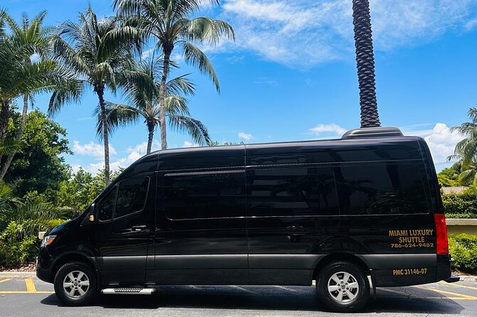 Miami Airport or Hotel to Orlando Van up to 14pax - Inclusions and Guarantees