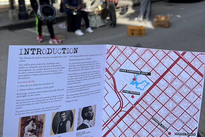 Murder by Jackson Square Interactive Scavenger Hunt - Booking and Cancellation Policies