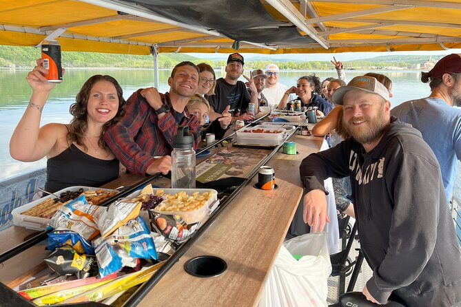 NEW 80 Minute Cycle Boat Tour of Seneca Lake in Watkins Glen - Group Size and Pricing