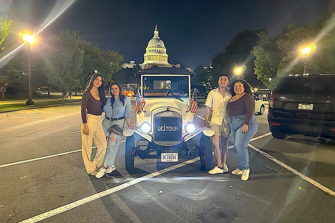 Washington DC Moonlight Tour by Electric Cart or Vintage Car - Booking Information