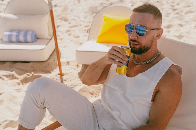 Riviera Suite Private Beach Lounge and Picnic Set Up - Booking and Reservation Details