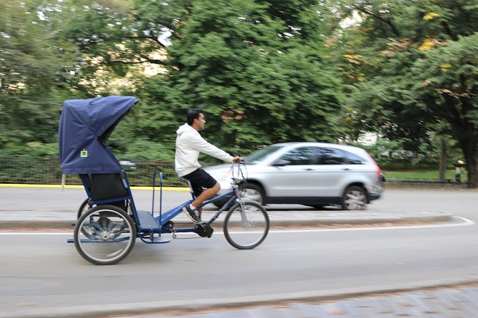 Central Park VIP Tour (All Park Tour up to 2 Hour With Unlimited Stops) Pedicab - Inclusions and Amenities