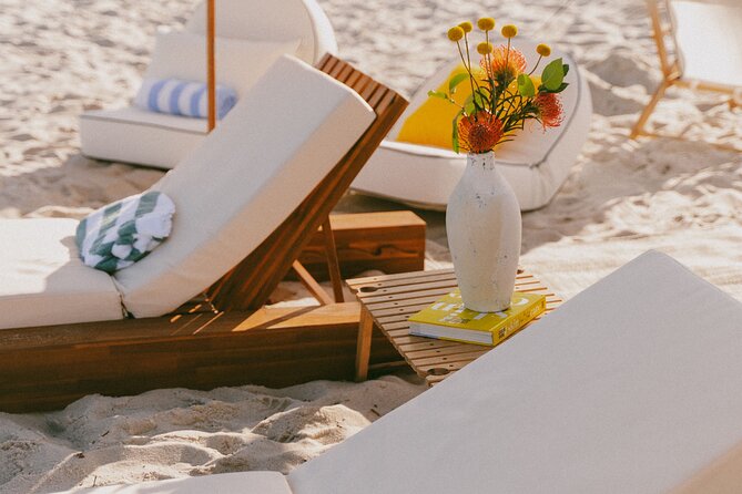Riviera Suite Private Beach Lounge and Picnic Set Up - What to Expect During the Beach Lounge and Picnic