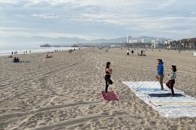Stretch and Sip: Yoga With Fresh Juice on Santa Monica Beach - About Coastal Flow Yoga