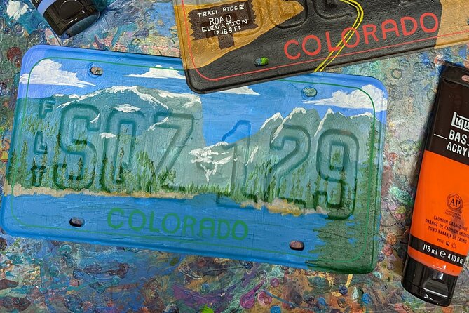 Colorado or Bust! Painted License Plate Class - Good To Know