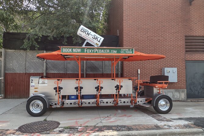 Foxy Pedaler Green Bay Party Bike Private Tour - Good To Know