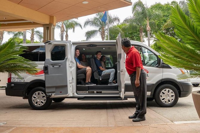 Private Van Airport Departure Transfer: Anaheim Resort to John Wayne SNA Airport - Pickup and Drop-off Details