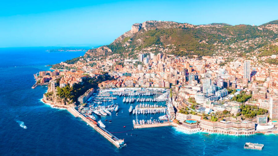 10-Minute Panoramic Flight From Monaco