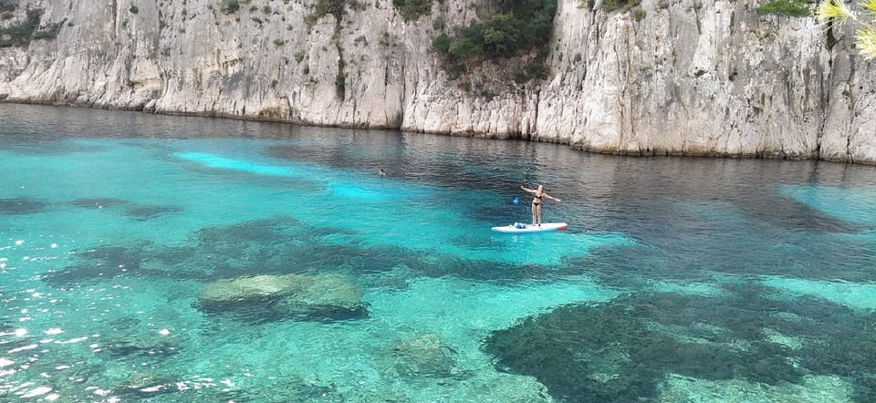 Cassis : Calanques National Park Standup Paddleboarding Tour