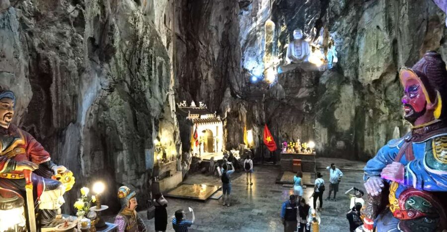 Da Nang/Hoi An: Marble & Monkey Mountains With Am Phu Cave