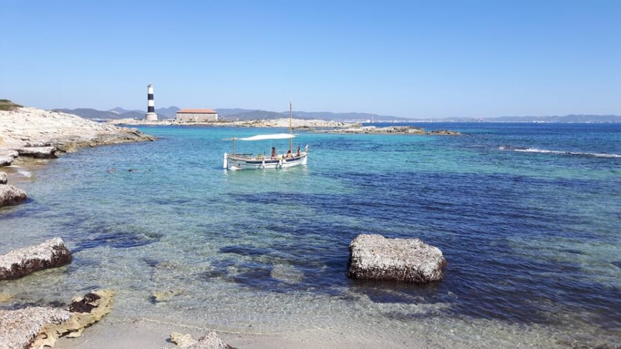 From Formentera to Espalmador and Illetes