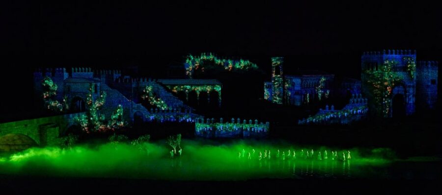From Madrid: Entrance to Puy Du Fou España & Dream of Toledo