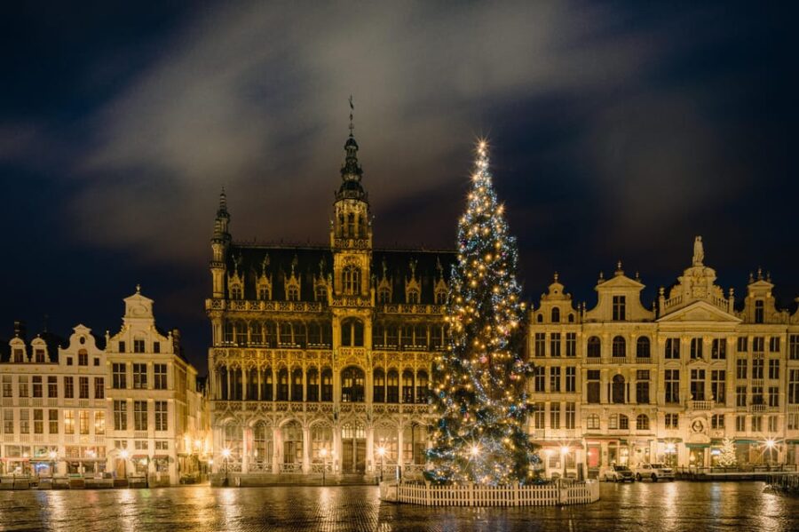 From Paris: Brussels Christmas Market, City Tour, ChocoStory