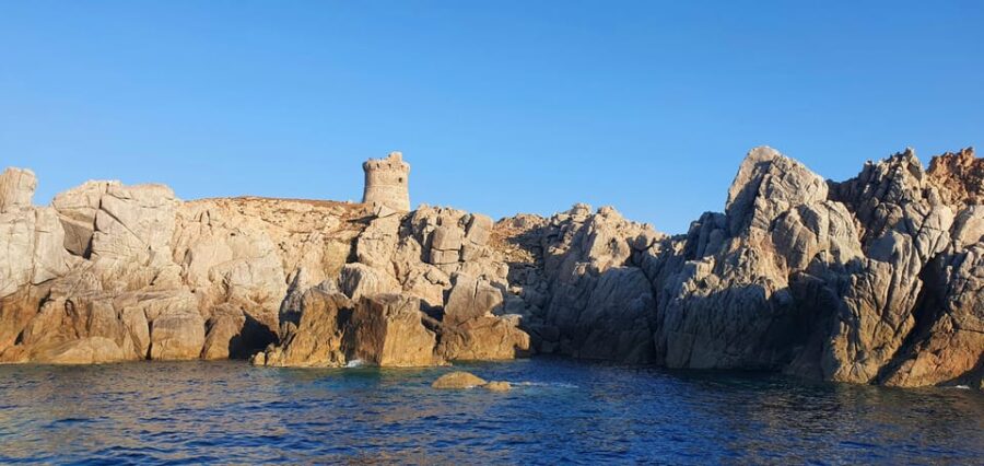 From Sagone/Cargèse: Piana Sea Caves & Snorkeling Boat Tour