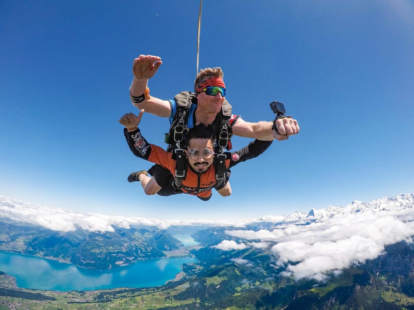 From Zurich: Interlaken Skydiving & Scenic Flight Adventure