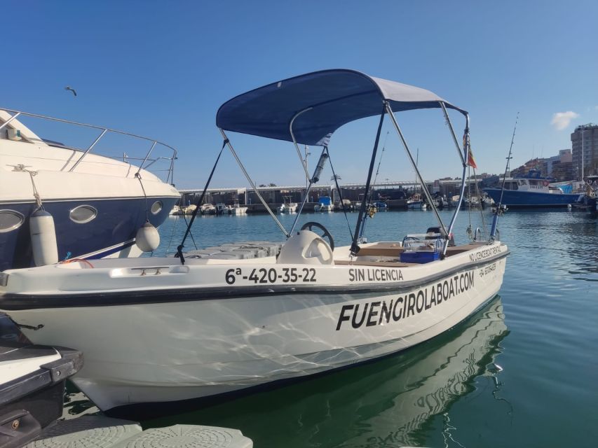 Fuengirola No License Boat From 2 to 4 Hours