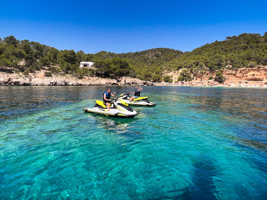 Ibiza Jet Ski Tour to Cala Salada From San Antonio