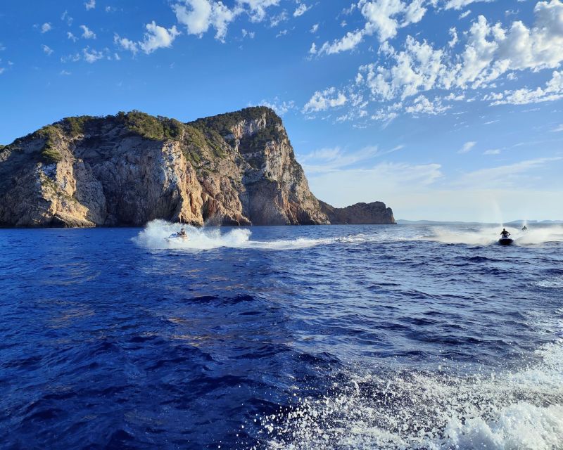 Jet Ski Tour to Cala Albarca From San Antonio