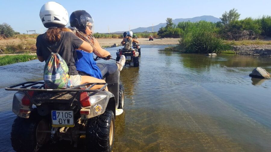 Málaga: Off-Road 2-Seater Quad Tour Through Land and River