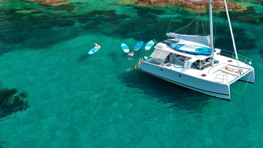 Marseille: Sunset Catamaran Tour With Stand-Up Paddle & Wine