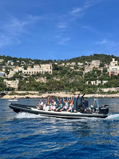 Nice: Mala Caves and Villefranche Boat Tour With Snorkeling