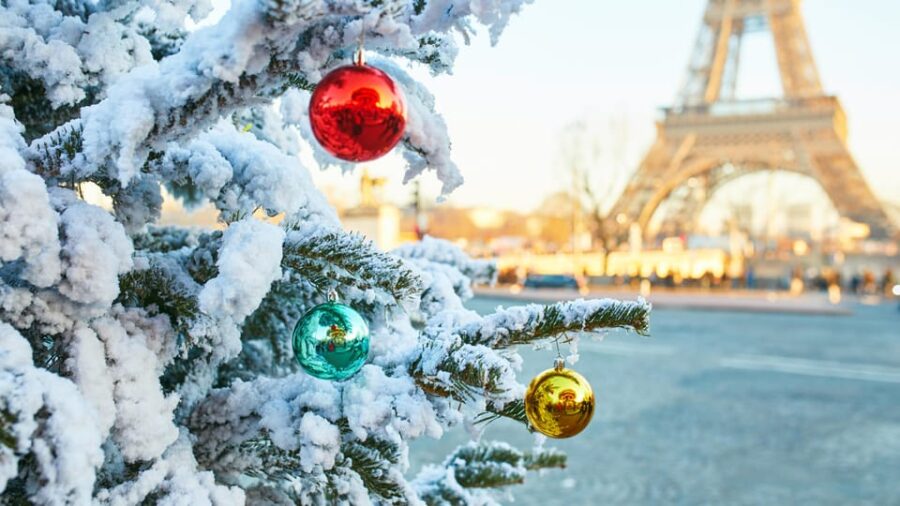 Paris: Christmas Private City Tour by Car