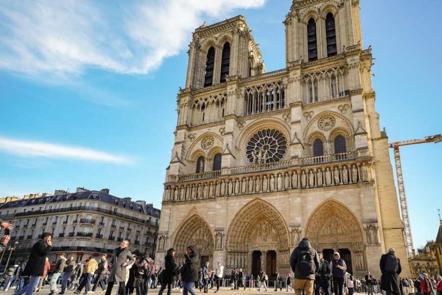 Paris: Notre Dame Cathedral Exterior Tour With Free Entry