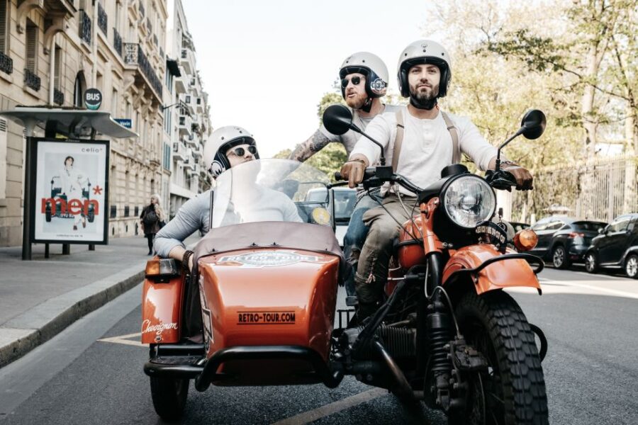 Paris: Private, Tailor Made, Guided Tour on Vintage Sidecar
