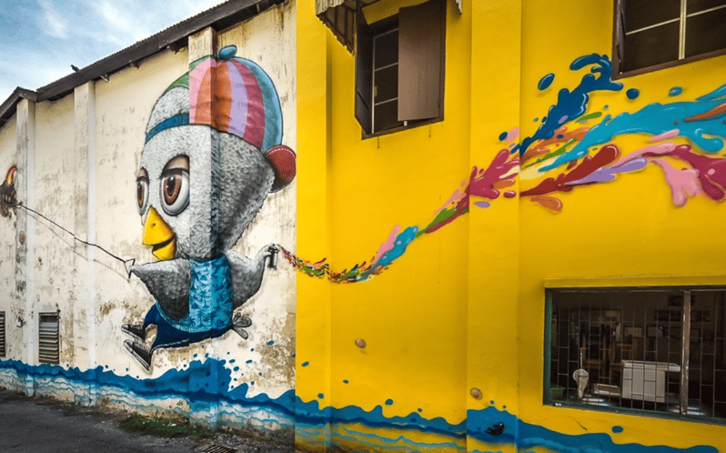 Phuket: Old Town Morning Street Art Walking Tour With Lunch