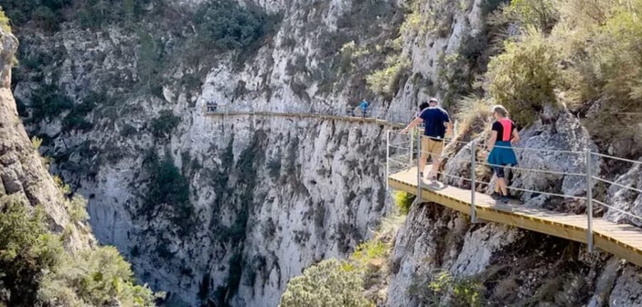 Relleus Thrilling Canyon Walkway: From Denia or Calpe