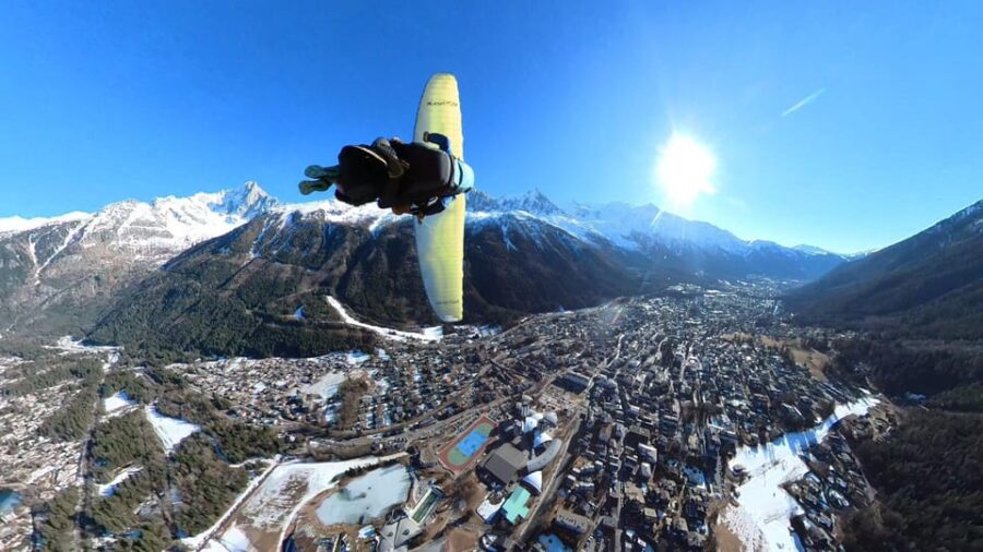 Tandem Paragliding Flight – One Video Option for Free!