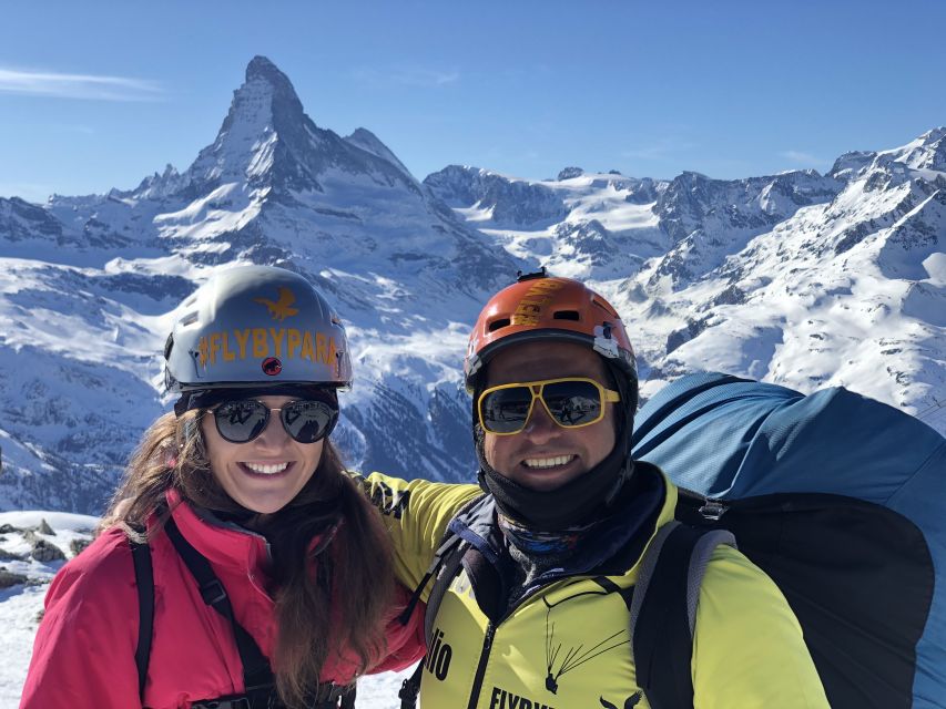 Zermatt: Paragliding Tandem Flight