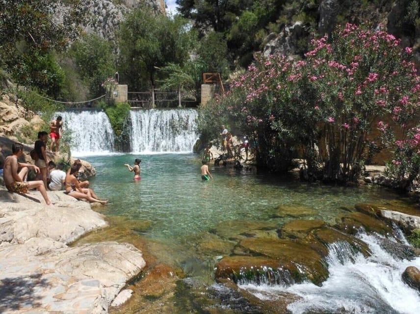 Alicante & Benidorm: Algar Waterfalls Including Transfer