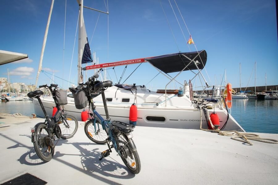 Barcelona: E-Bike, Cable Car, and Sailing Tour