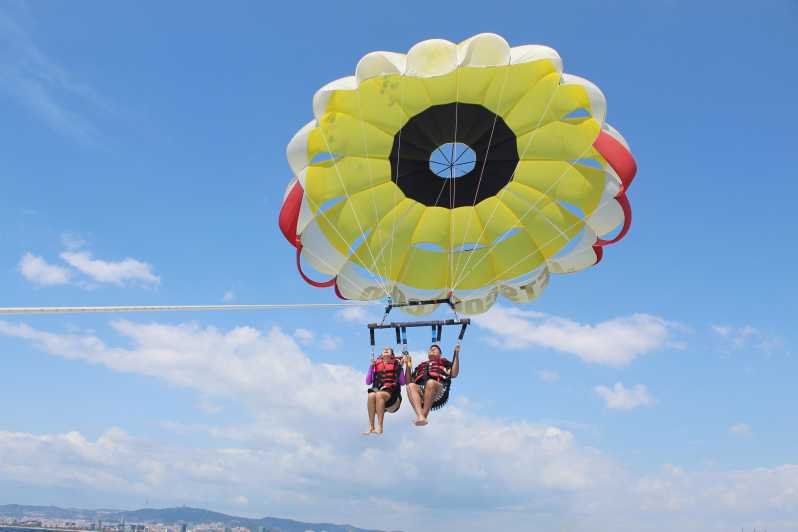 Barcelona: Parasailing With 360º Panoramic Skyline Views