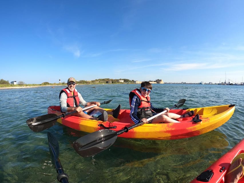 Brindisi: Guided Kayak Tour With Snorkeling Option