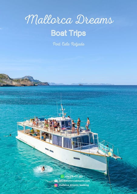 Cala Ratjada: Afternoon Boat Trips With Drinks and Snacks