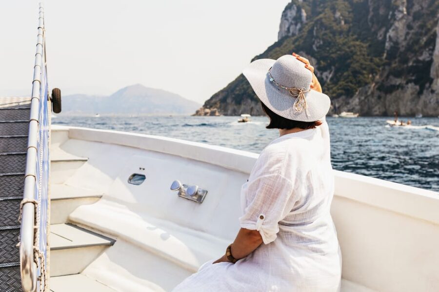 Capri: Island Boat Tour and Optional Blue Grotto Visit