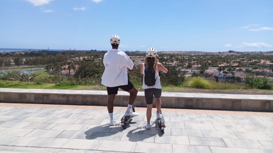 E-Scooter Step Kickstart Guided Tour: Sightseeing Maspalomas