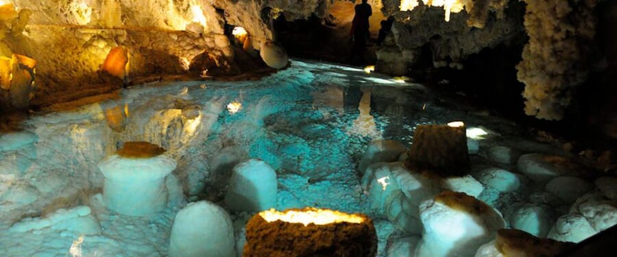 From Valencia: Boat Ride Through the Impressive Caves of Sant Josep.