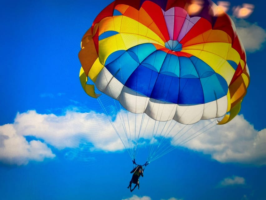 Fuengirola: Parasailing on the Costa Del Sol.