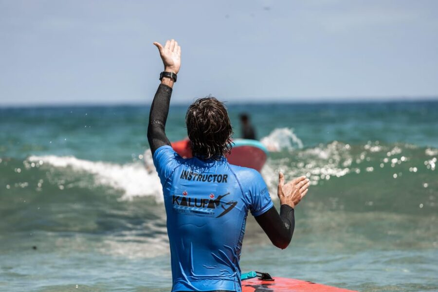Kalufa Surf School in Caleta De Famara, Lanzarote