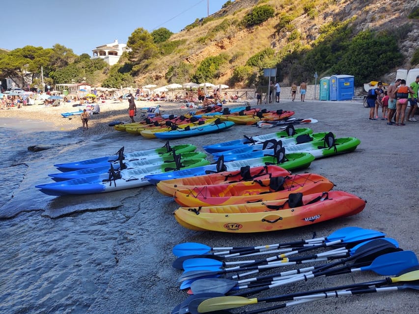 Kayak Route in Granadella Javea Llop Marí Cave, Cala En Caló