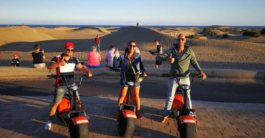 Maspalomas: 2-Seater Chopper E-Scooter Guided Tour