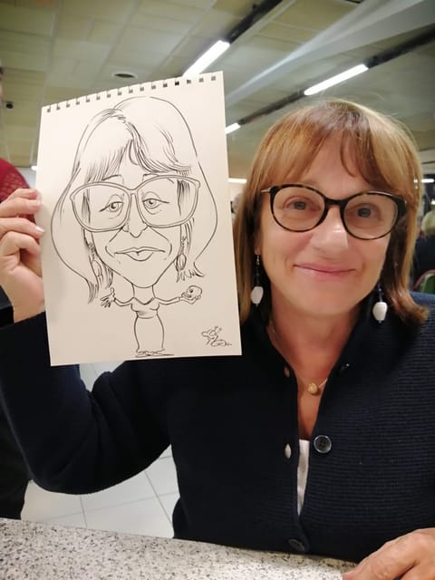Milan: on the Trail of Renzo Tramaglino With Caricature to Participants