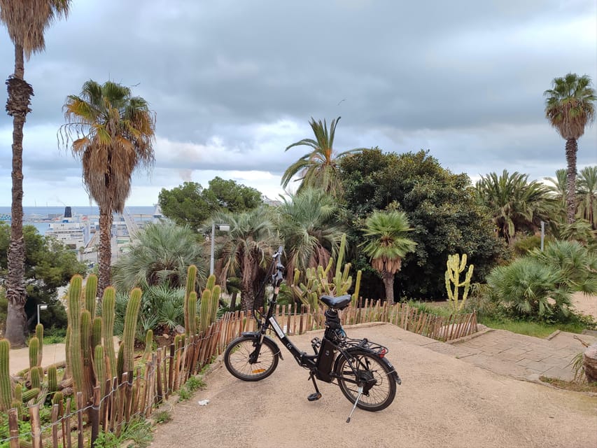 Montjuic Guided E-Bike Tour With Tapas and Panoramic Views