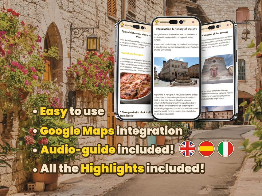 Perugia: Digital Guide Made With a Local for Your Tour - Tour Overview and Pricing